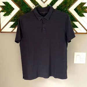 John Varvatos Men’s Polo, Navy (Medium)